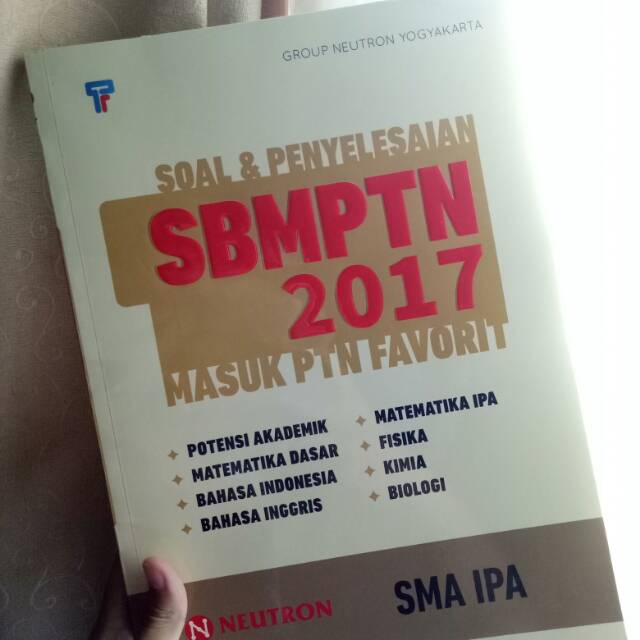 Jual Buku Soal Dan Penyelesaian Sbmptn Neutron Shopee Indonesia