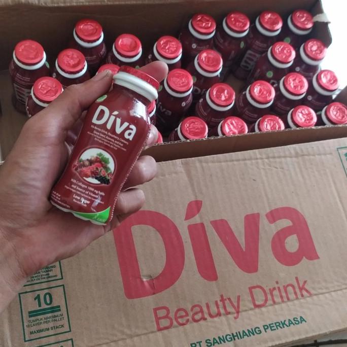 Jual Diva Beauty Drink Collagen 1 Karton Isi 36 Minuman Kecantikan