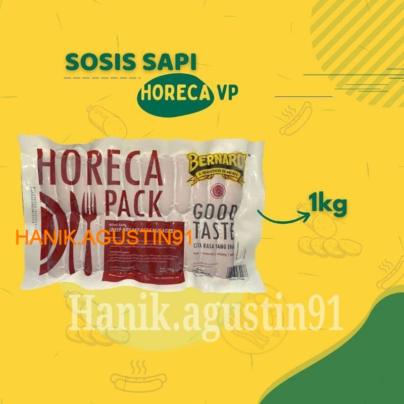 Jual Bernardi Sosis Sapi Breakfast Beef Sausage Horeca Bernardi 1kg