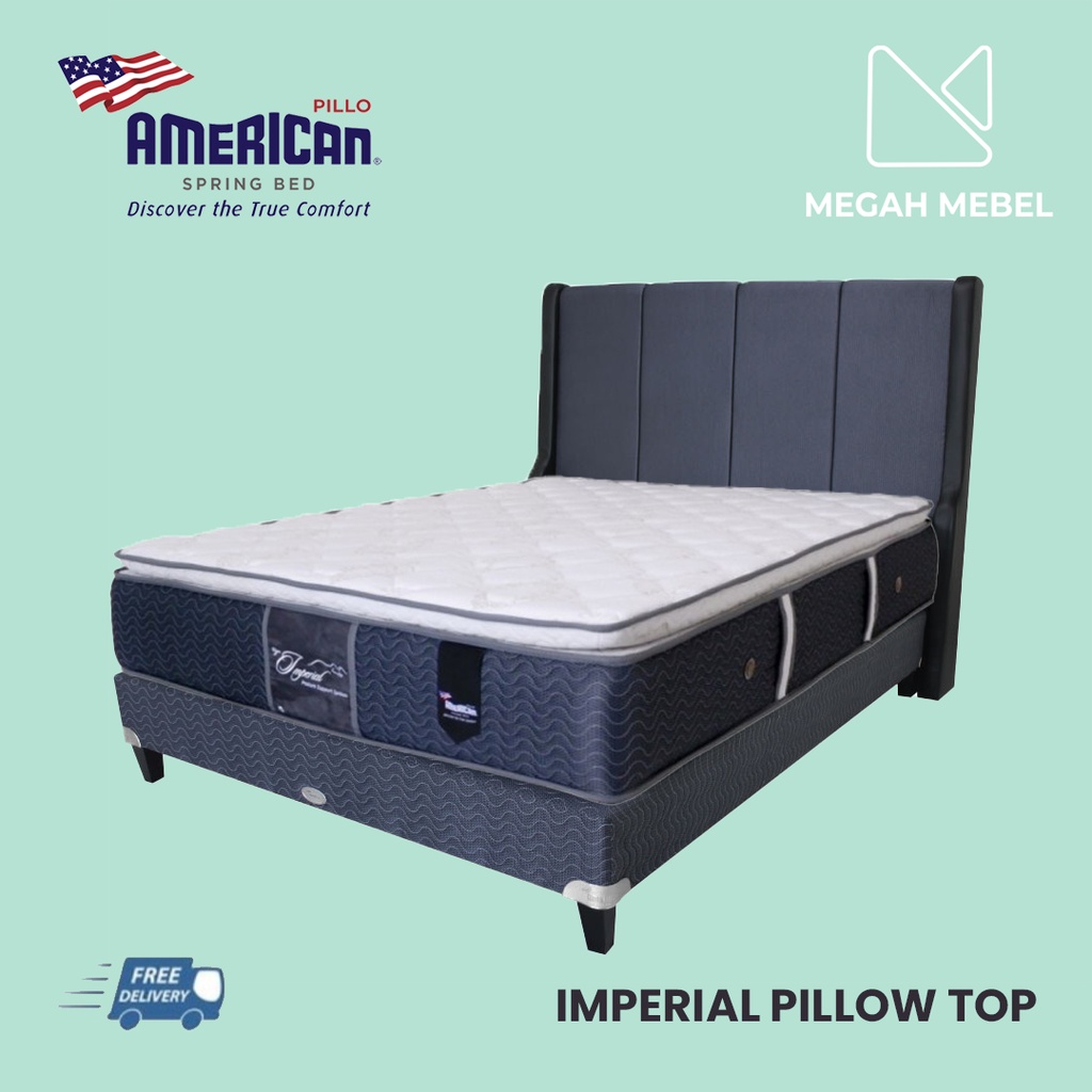 Jual Spring Bed American Pillo Tipe Imperial Pillow Top Shopee Indonesia