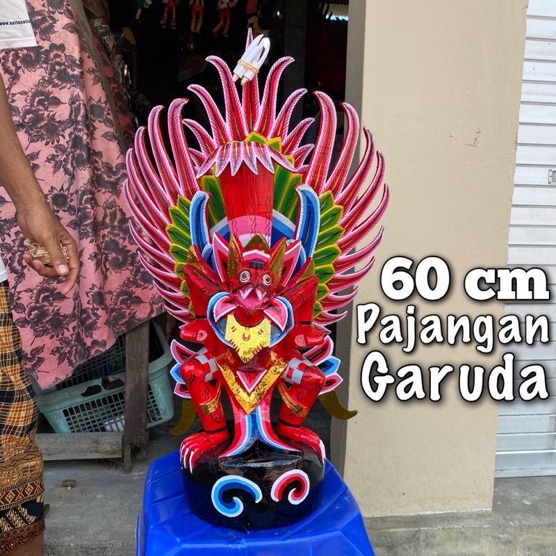 Jual Patung Garuda Kencana Kayu 60 cm - Pajangan Garuda Kayu - Patung ...