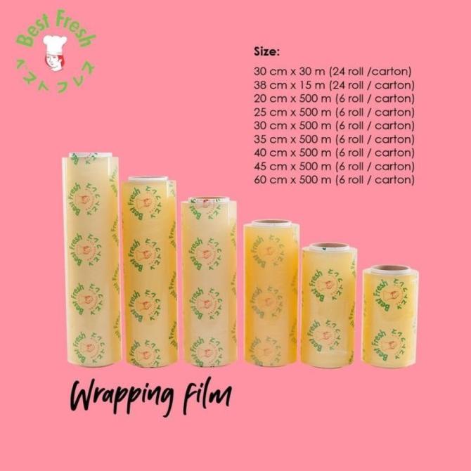 Jual Plastik Wrapping Film Makanan 30Cm X 500M - Food Grade - Best ...