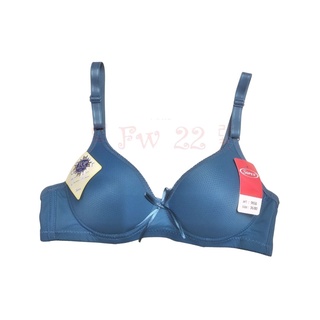 TALLY BH 9018 Bra Tanpa Kawat Busa Sedang Bahan Brokat CUP B - C Kait 4  Renda Anti Gatal