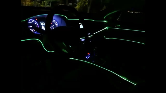 Jual EL Car Cold Light Line Car LED Flexible Line For Interior ...