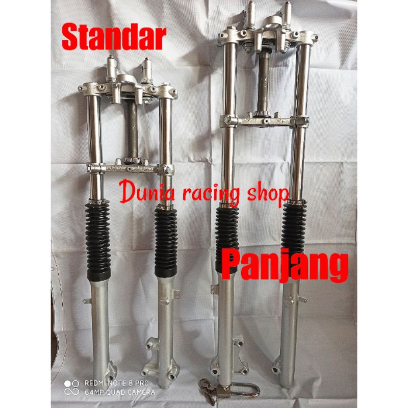 Jual Shock Depan Klx Trail Dtracker Standar Dan Panjang Modifikasi Trail Klx Dtracker Shopee