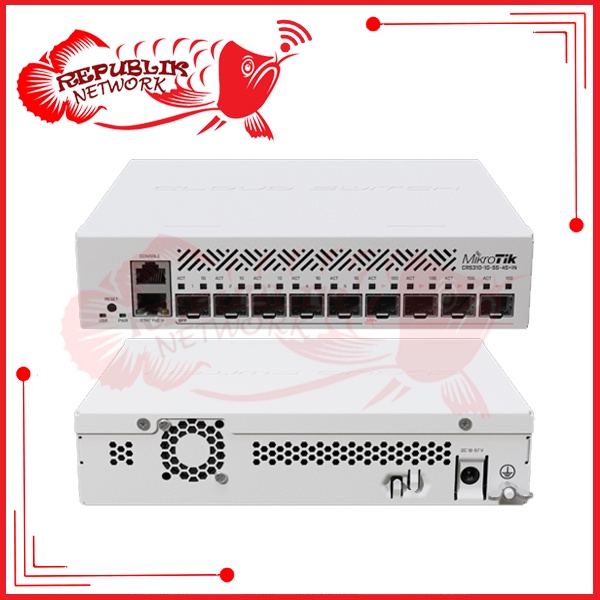 Jual Mikrotik CRS310-1G-5S-4S+IN| CRS310 1G 5S 4S+INCloud Core Router ...