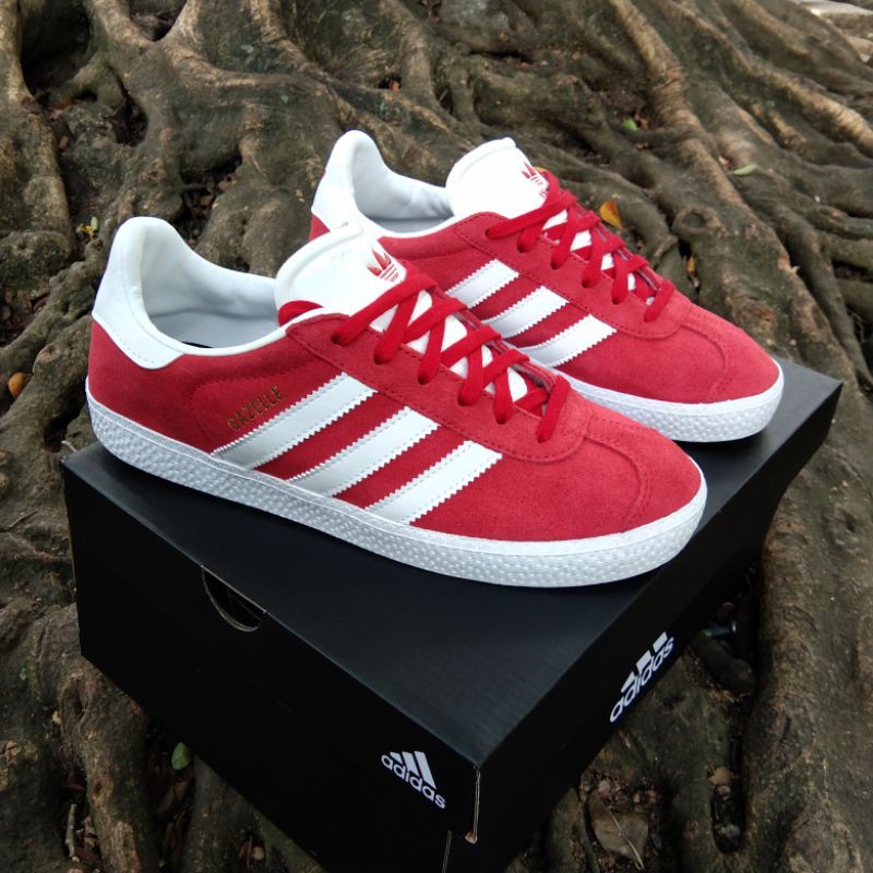 Adidas gazelle 2 red best sale