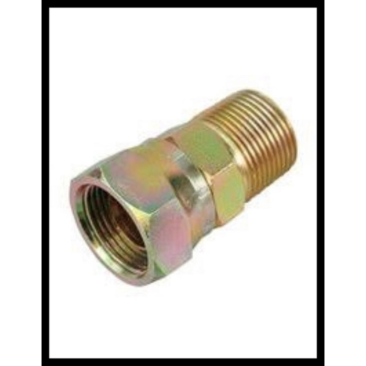 3/4" NPT Male X 3/4" NPT Female Swivel Straight 1404-12-12 Adapter 9- 1404-12-12