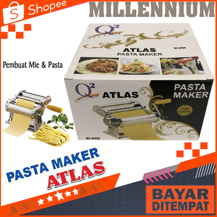 Jual Pasta Maker Q2 Nagako ATLAS Gilingan Molen Gilingan Mie Stainless