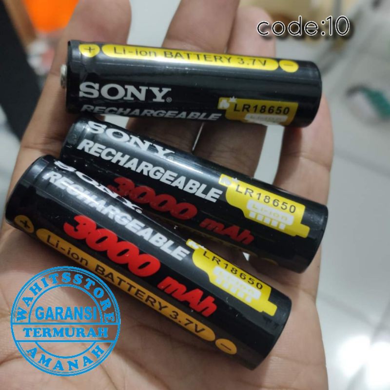 Jual Batu Battery Batrei Sony Rechargeable Mah Shopee Indonesia