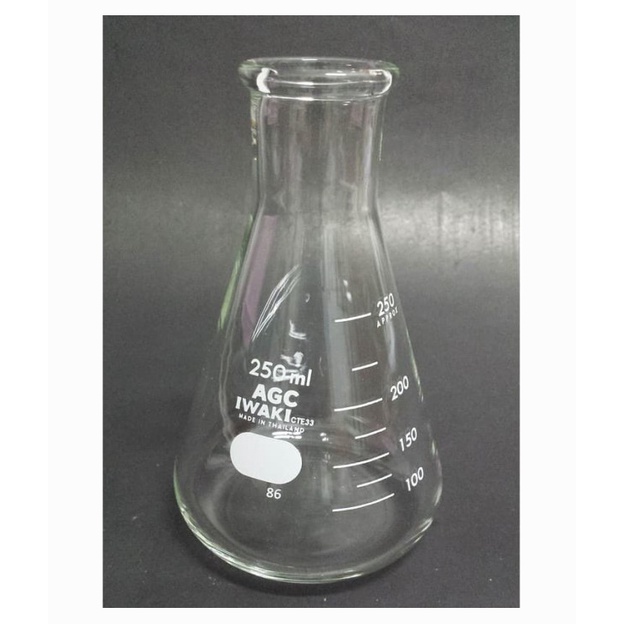 Jual Gelas Erlenmeyer Iwaki Tabung Erlenmeyer Labu Erlenmeyer 250 Ml Shopee Indonesia 5125