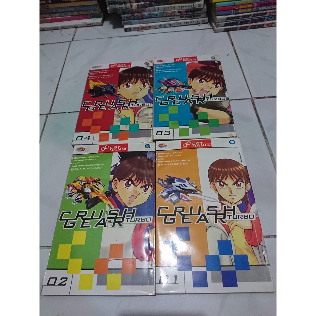 Jual Komik Crush Gear Turbo Tamat Hajime Yadate Hidashi