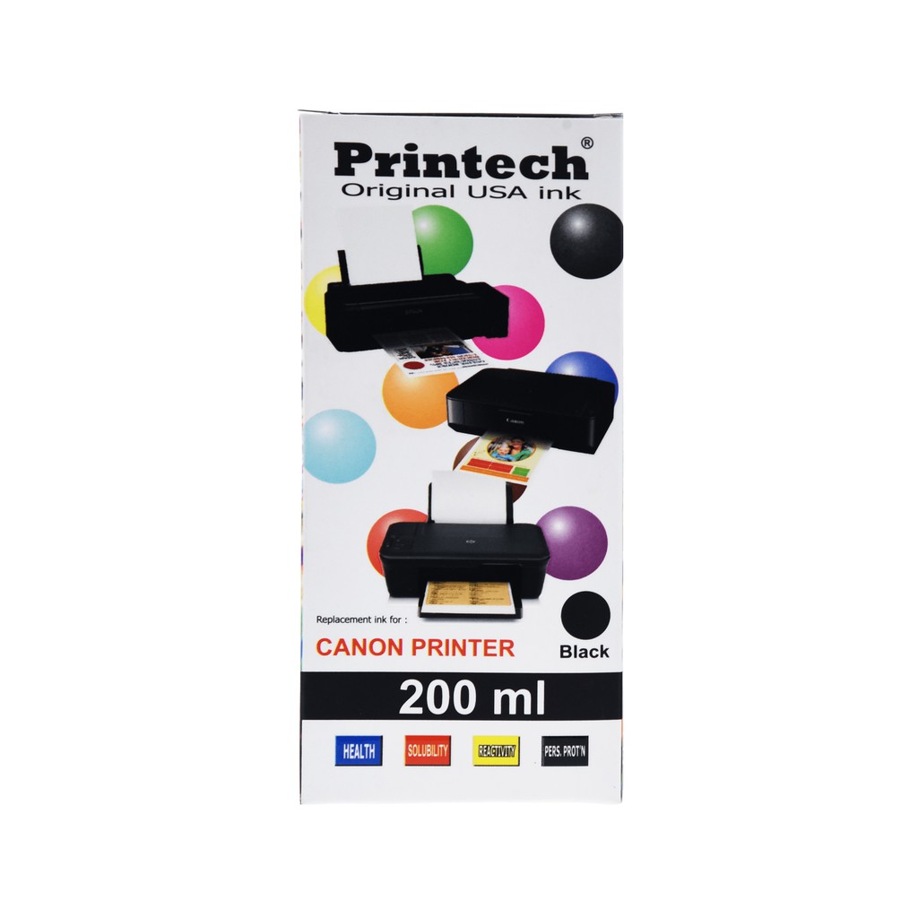 Jual PRINTECH Tinta Printer Canon Black / Hitam 200 ML - 01024 | Shopee ...