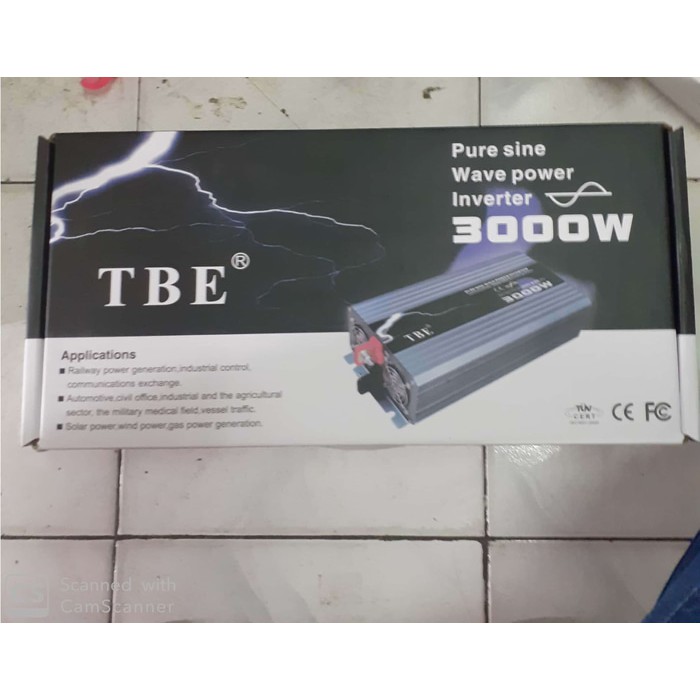 Jual 24V TBE Power Inverter Pure Sine Wave 3000w 3000 W 3000watt 3kva ...