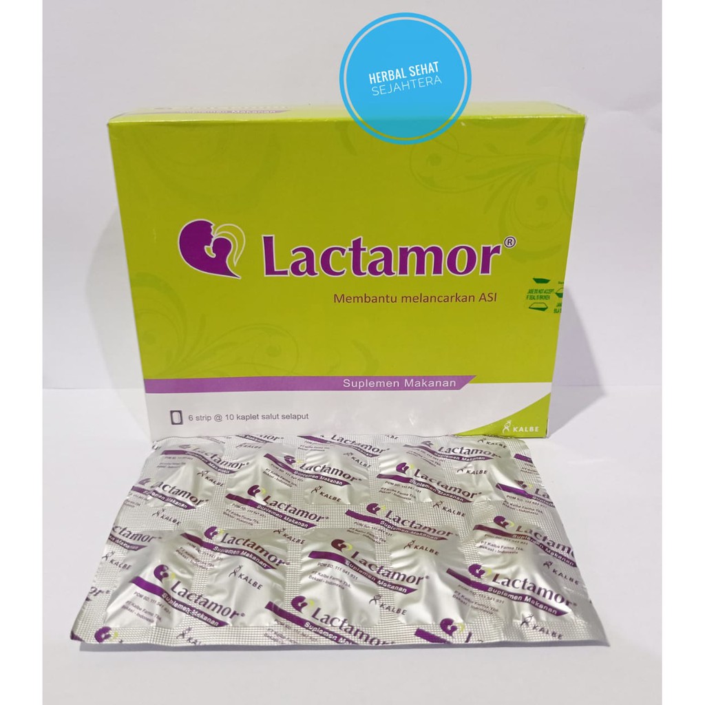 Jual LACTAMOR Lactamor lactamor Kaplet - Pelancar Asi - Kalbe | Shopee ...