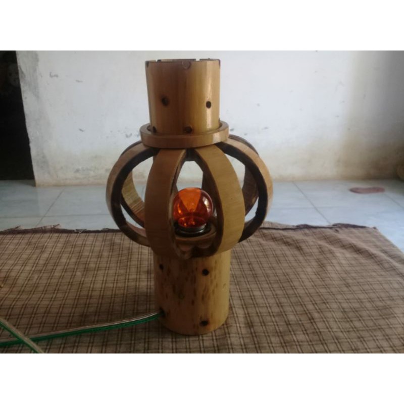 Jual Lampu Hias dari bambu Lampu Gantung Kerajinan Tangan Lampu DIY