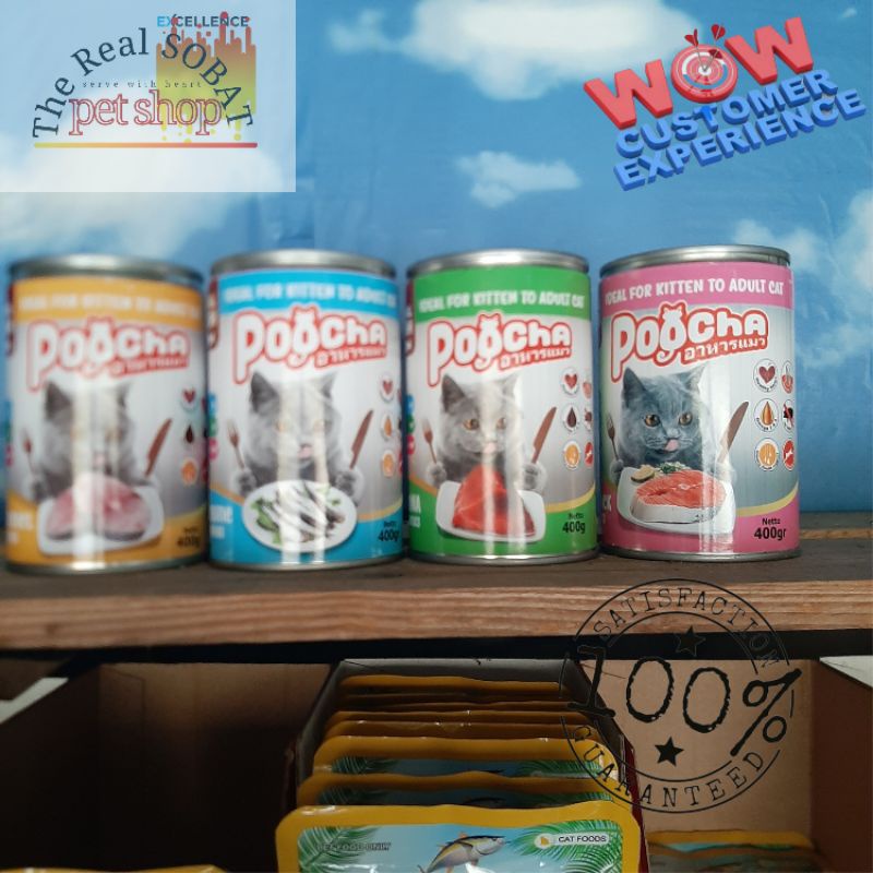 Jual Poocha Wet Food Canned 400 Gram | Makanan Kucing Kaleng Poocha 400 ...