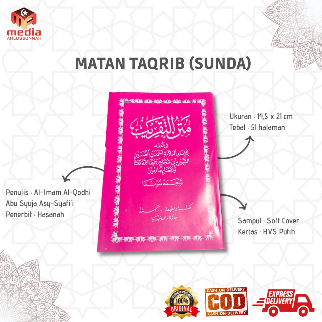 Jual Kitab Matan Taqrib Sunda Fathul Qorib Terjemah Sunda Penerbit