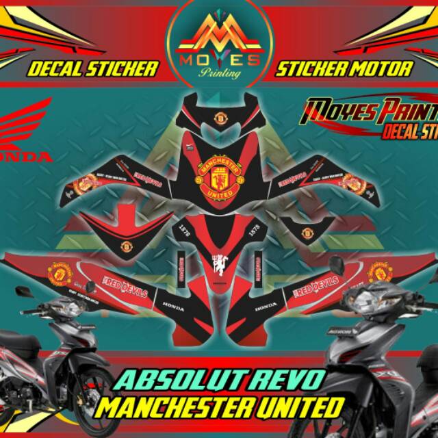 Jual DECAL STICKER MOTOR REVO dekal Revo stiker revo striping dekal ...
