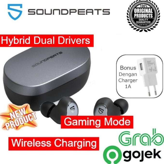 Jual SoundPEATS H1 Premium Hybrid Dual Driver TWS Wireless Earphone ...