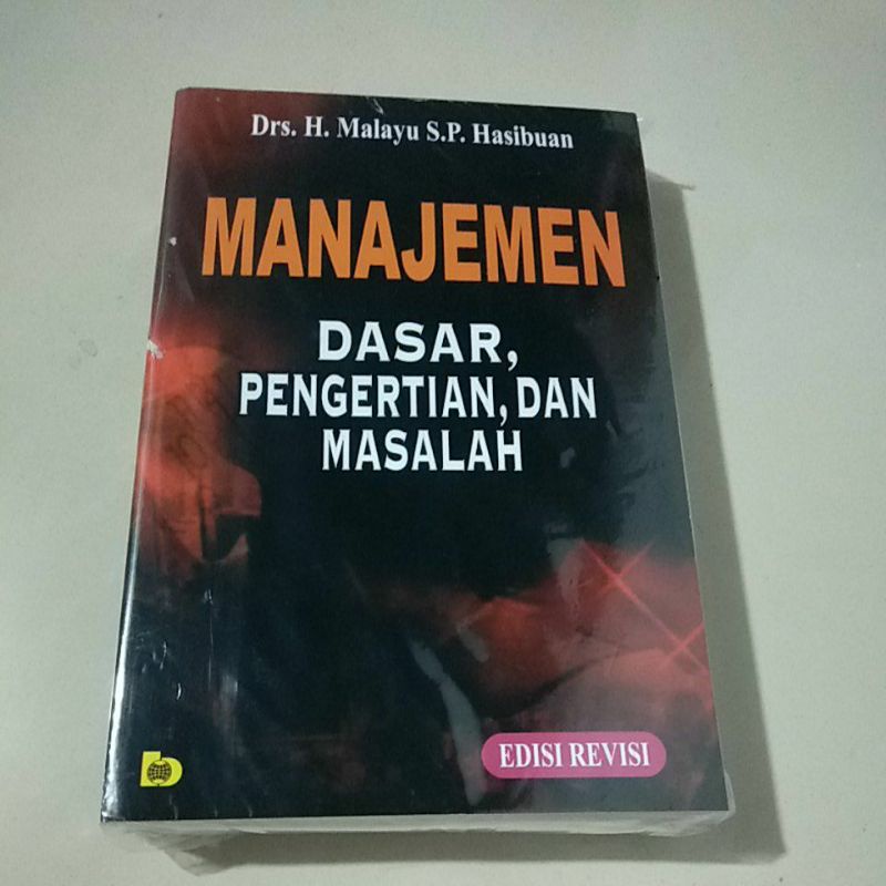 Jual Buku Manajemen Dasar Pengertian Dan Masalah Edisi Revisi | Shopee ...