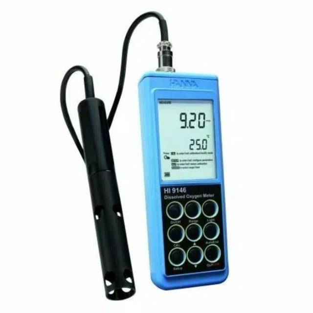 Jual Hanna HI 9146 portable Dissolved Oxygen meter DO Meter | Shopee ...