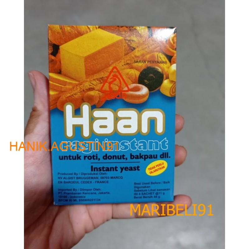 Jual Haan Ragi Instant Sachets 4x11gr maribeli91 | Shopee Indonesia