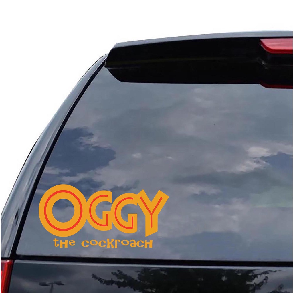 Jual Sticker Mobil Cutting Vinyl Reflektif Oggy the Cockroach | Shopee ...