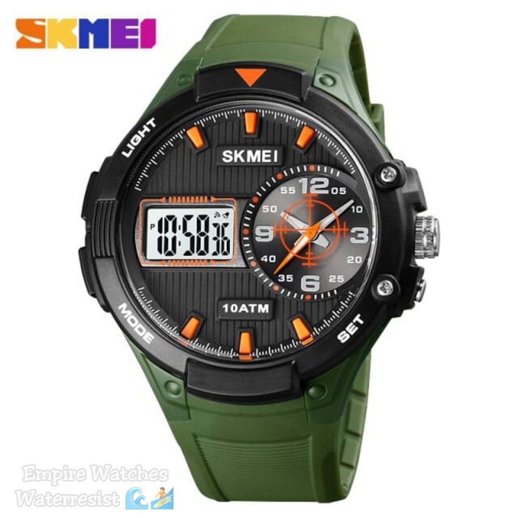 Jual Jam Tangan Skmei 1761 Pria Cowok Digital Strap Rubber Kualitas