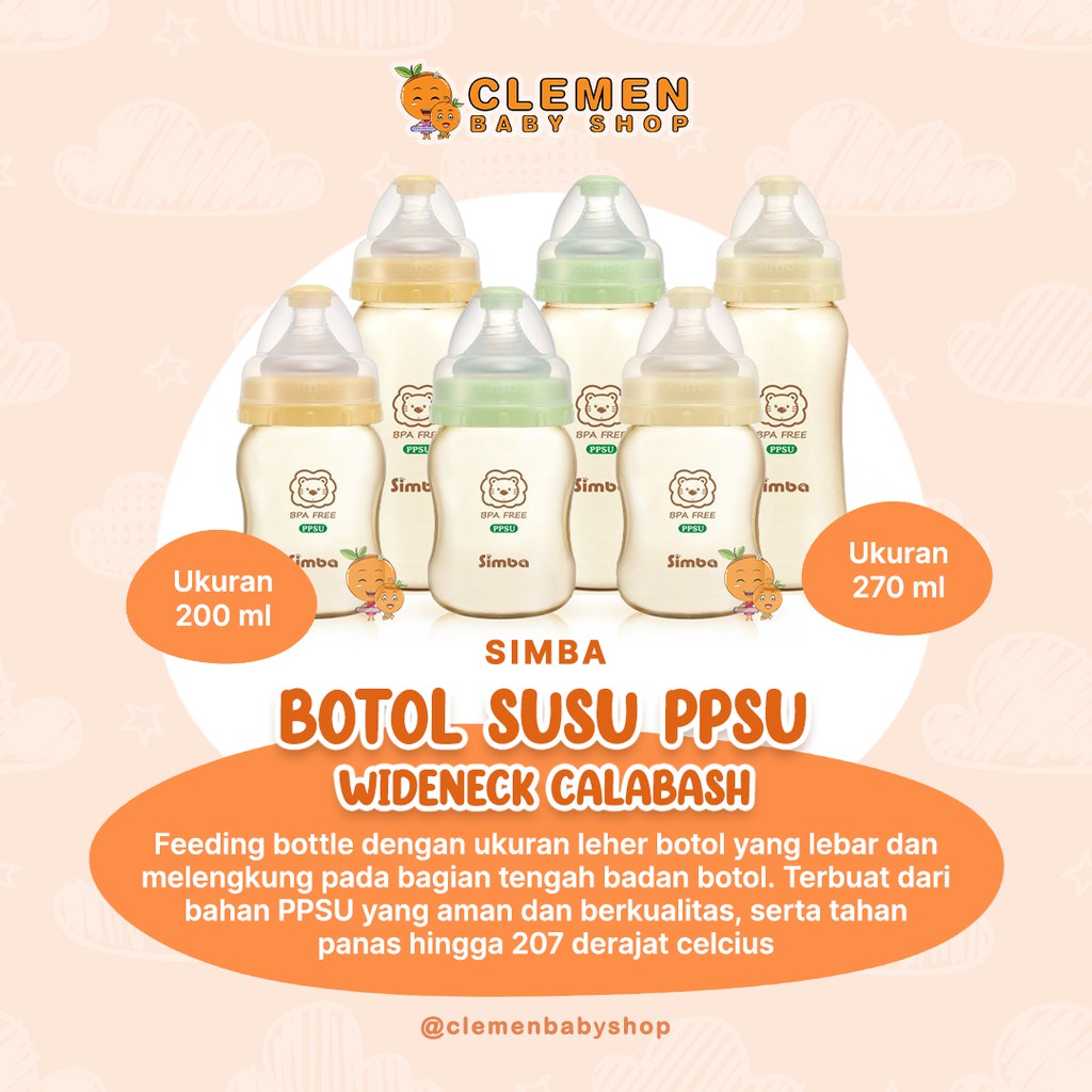 Jual Simba Botol Susu PPSU Wide Neck | Shopee Indonesia