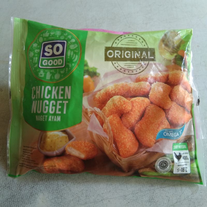 Jual So Good Chicken Nugget Original 400gr / Nugget Ayam | Shopee Indonesia