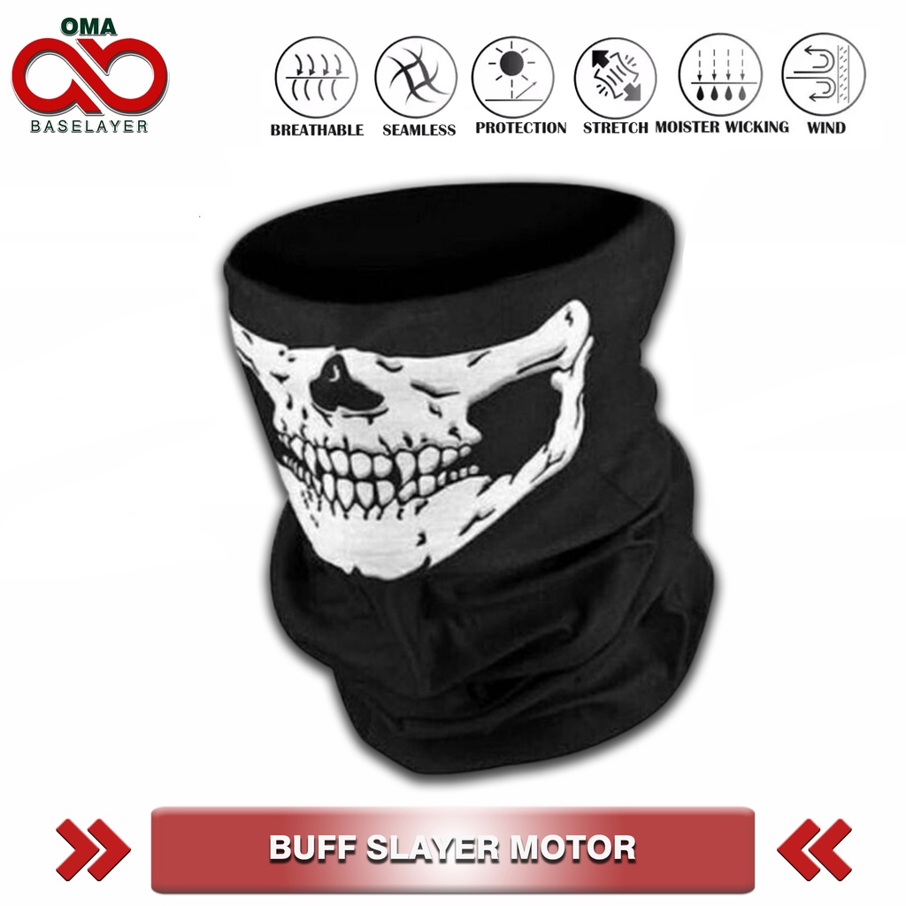 Jual Masker Buff Bandana Slayer Pria Berkendara Multifungsi Anti Debu ...