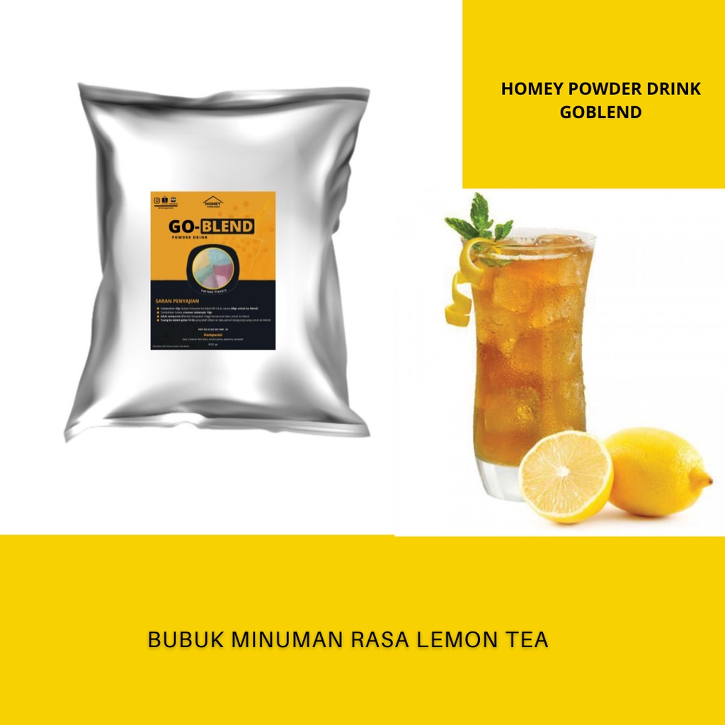 Jual Bubuk minuman rasa LEMON TEA 1Kg / Serbuk LEMON TEA / LEMON TEA