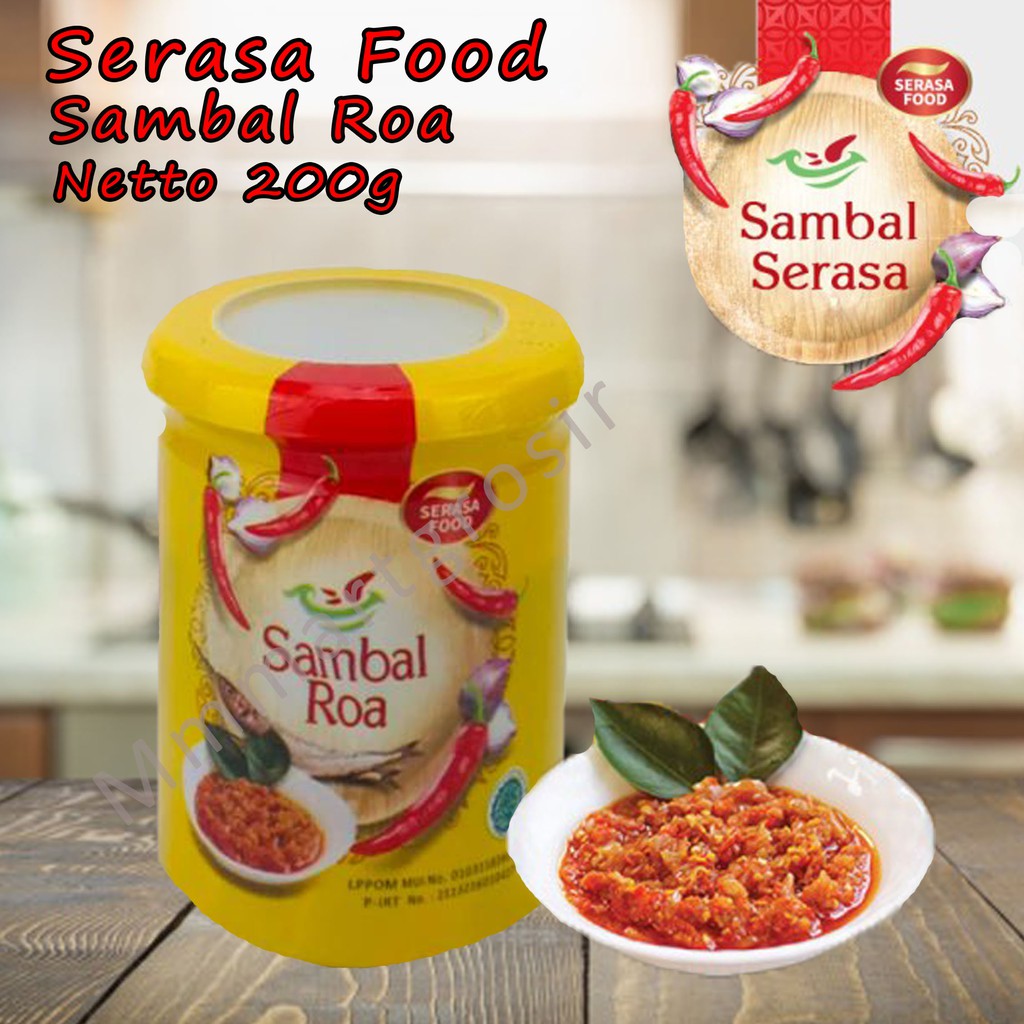 Jual Serasa Food / Sambal Roa / Sambal Botol / 200g | Shopee Indonesia