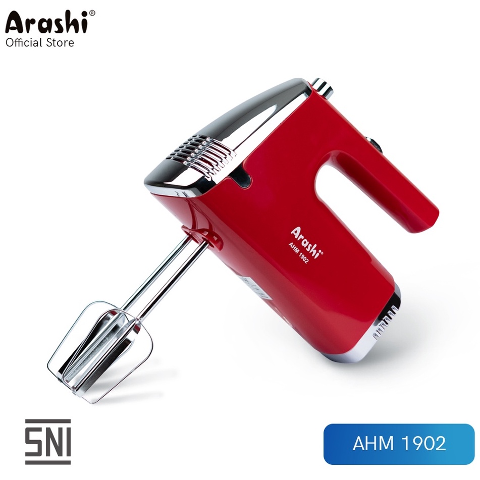 Jual Arashi Hand Mixer Roti Kue - AHM 1902 | Shopee Indonesia