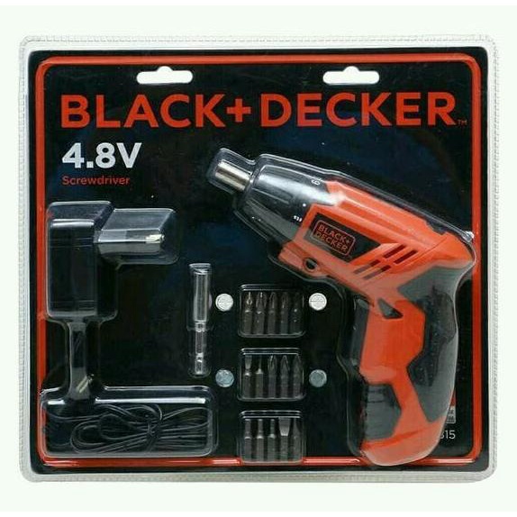 Jual Mesin Bor Obeng Screw Driver KC4815 Black+decker KC 4815 | Shopee ...