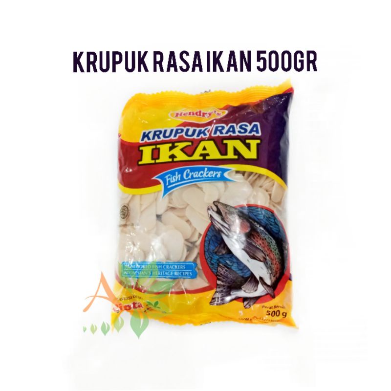 Jual Krupuk Rasa Ikan Cap Hendry's 500gr | Shopee Indonesia