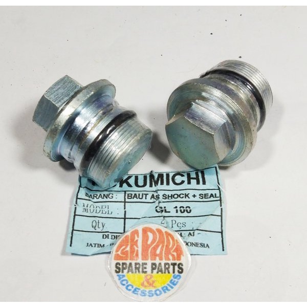 Jual Baut As Shock Depan GL 100 Baut Tutup As Shock Depan Set 2Pc ...