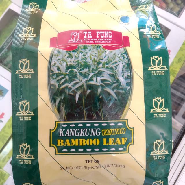 Jual Benih Kangkung Taiwan Daun Sempit Bamboo Leaf Gram Ta Fung