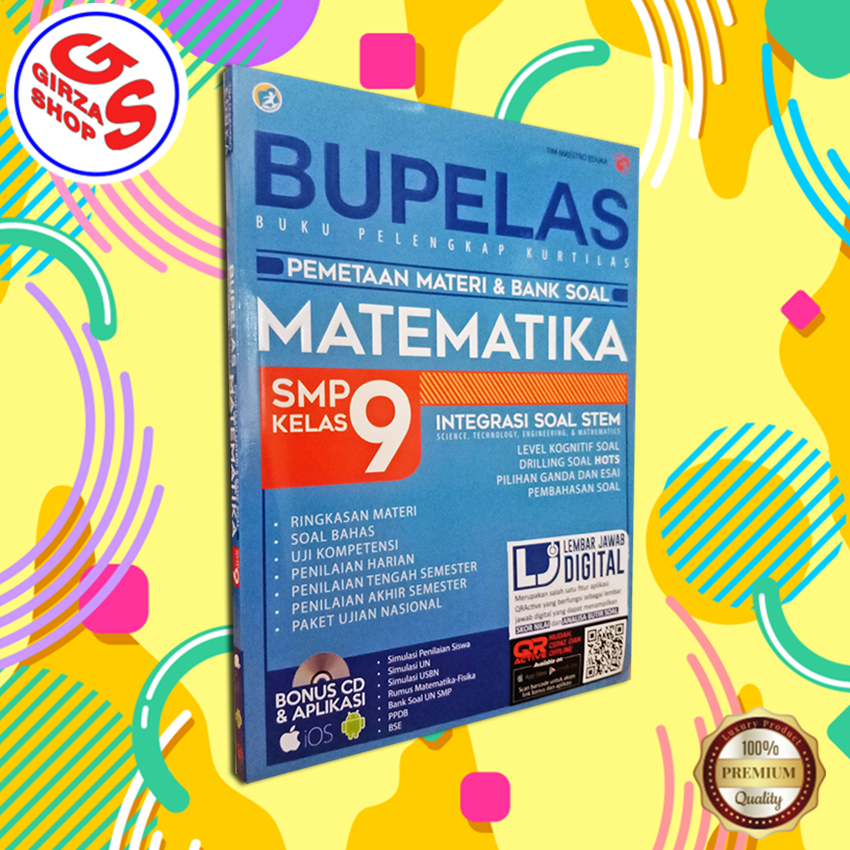 Jual BUKU PELAJAR SMP BUPELAS PEMETAAN MATERI & BANK SOAL MATEMATIKA ...