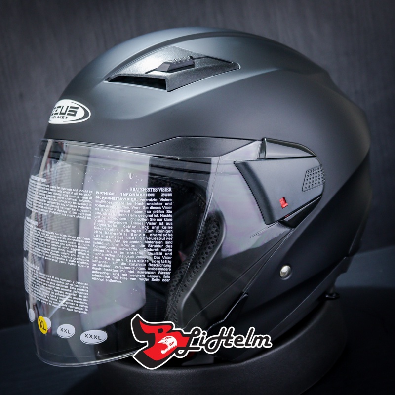 Visor helm store zeus half face