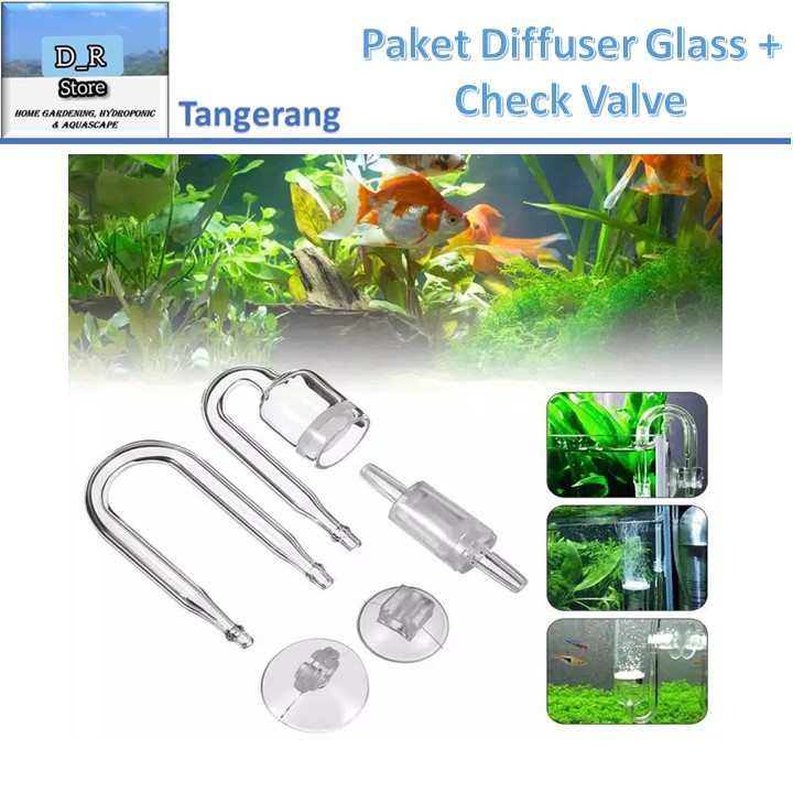 Jual DIFFUSER GLASS SET U PIPE + CHECK VALVE DR TGR | Shopee Indonesia