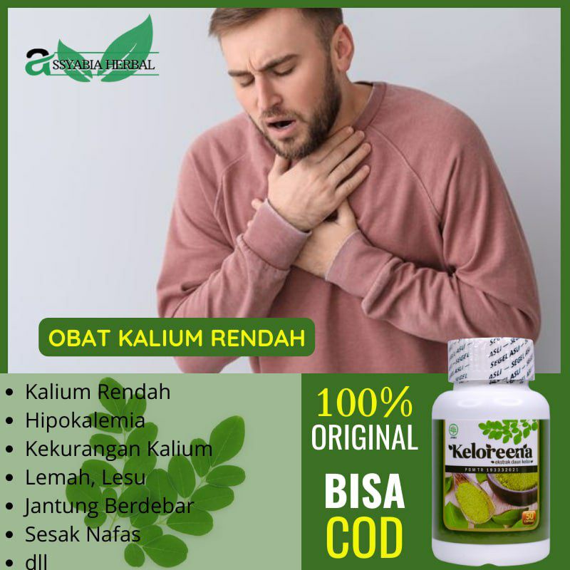Jual Obat Kalium Rendah, Hipokalemia, Kekurangan Kalium, Lemah, Lesu ...