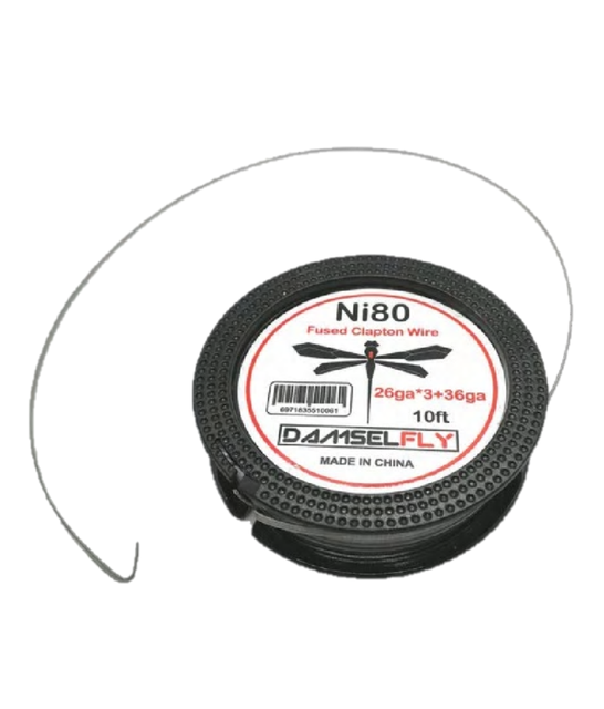Jual AUTHENTIC DAMSELFLY WIRE NI80 24ga DAMSEL FLY Coil nichrome Kawat