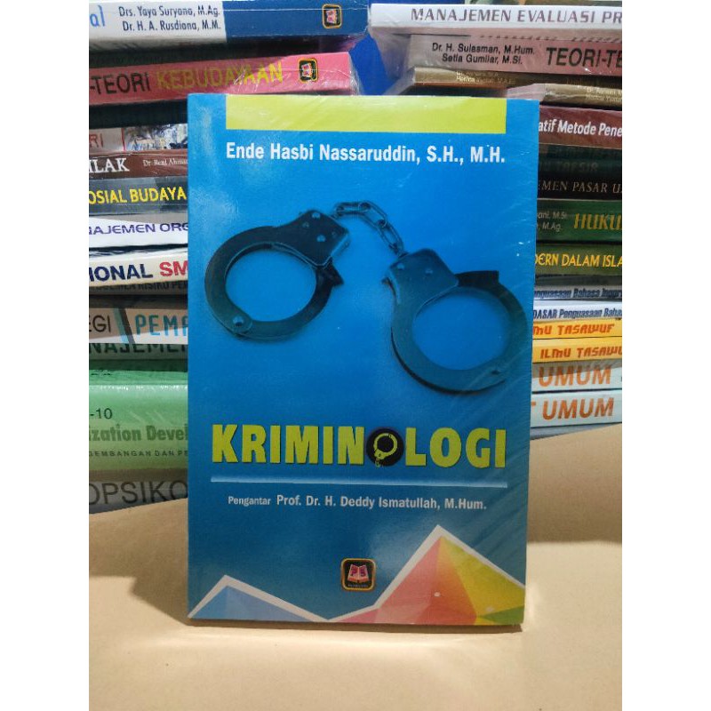 Jual Buku Kriminologi Penulis Ende Hasbi Nassaruddin Pengantar Deddy ...