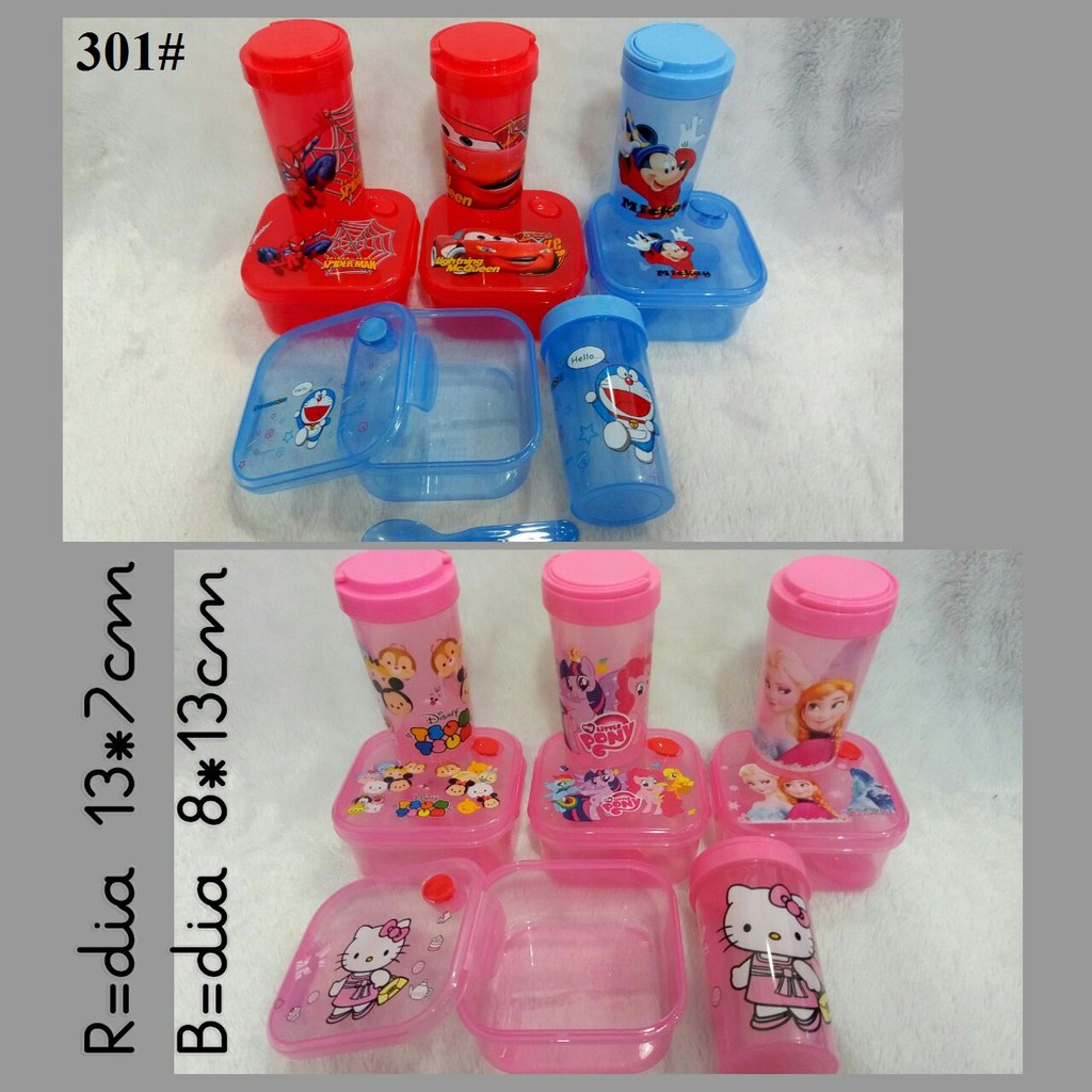 Jual Rantangan anak / Bekal Anak / Rantangan Sekolah / Rantangan Set ...