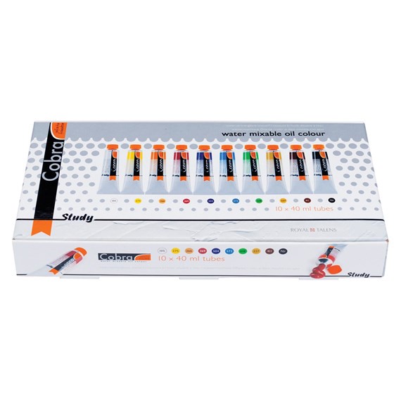 Talens Cobra Study vizes olajfesték készlet, 10x40 ml - a legjobb