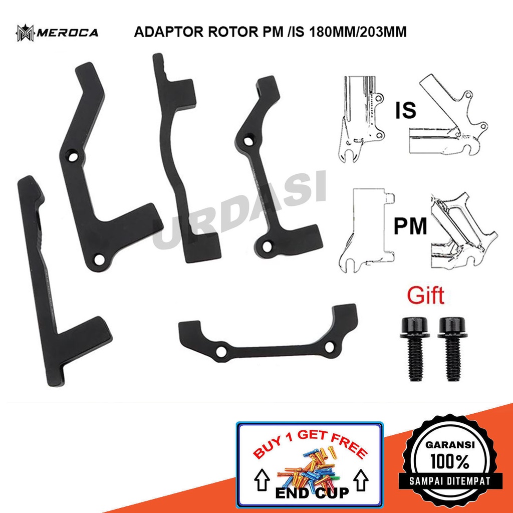 Jual Adaptor Rem Cakram Sepeda Kaliper Rotor 180mm 203mm 180 mm 203 mm