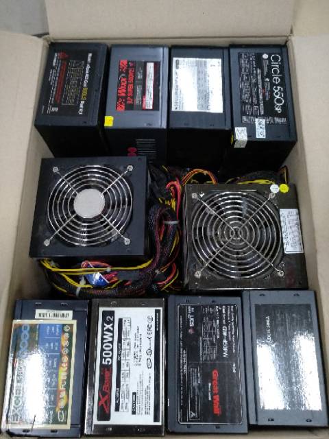 Jual Psu Power Supply Pure 400 - 500Watt 6pin Power VGA Ready | Shopee