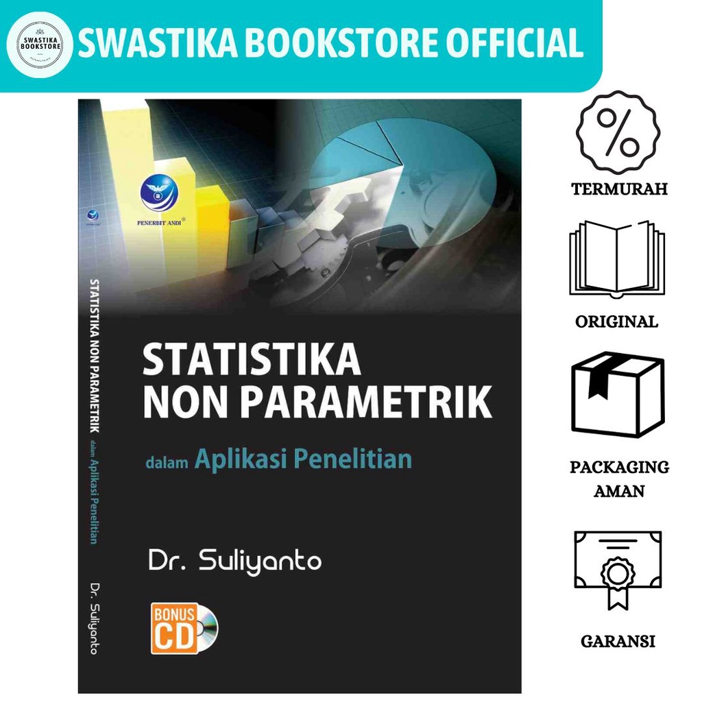 Jual Statistika Non Parametrik Dalam Aplikasi Penelitian + Cd | Shopee ...